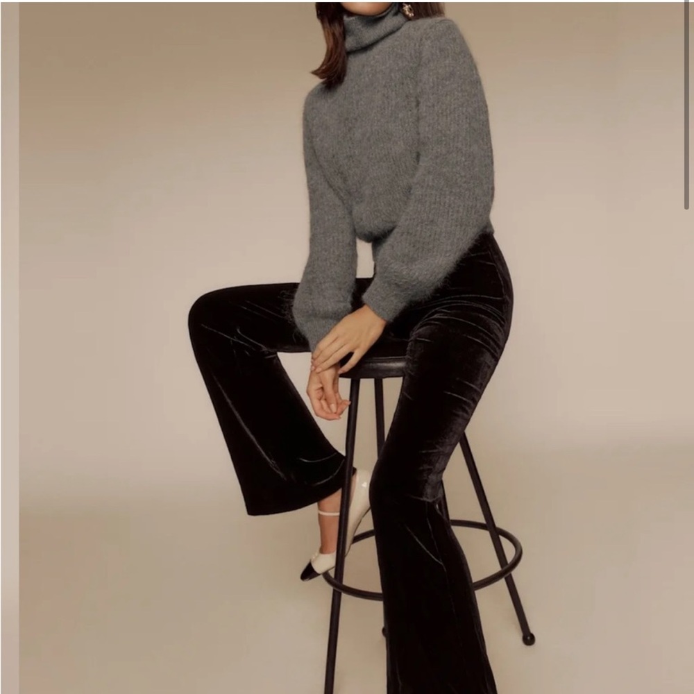 Reformation Cosmia Alpaca Blend Turtleneck Sweater NWT! - Picture 2 of 8